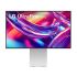 LG 32U990A-S UltraFine 32"" 6K monitor with IPS Black, HDR600, DCI-P3 98%, Adobe RGB 99.5%, Thunderbolt 5, HDMI 2.1, and tilt/height/pivot adjustments
